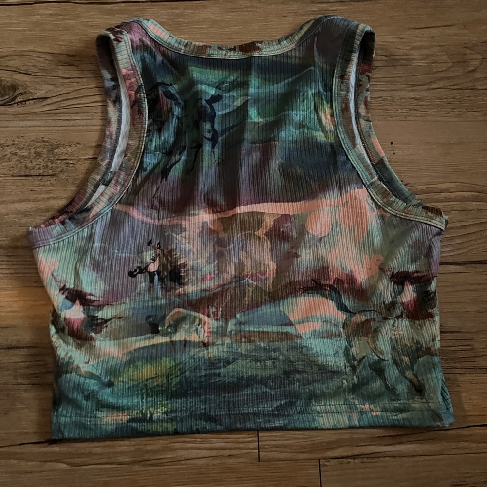 Women's Multicolor Sleeveless Top